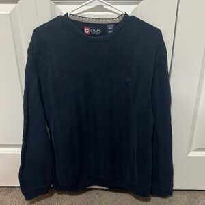 Chaps Large sweater navy blue